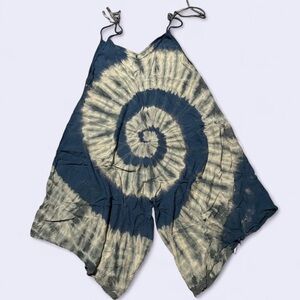 Tie-Dye Spiral Jumpsuit Romper